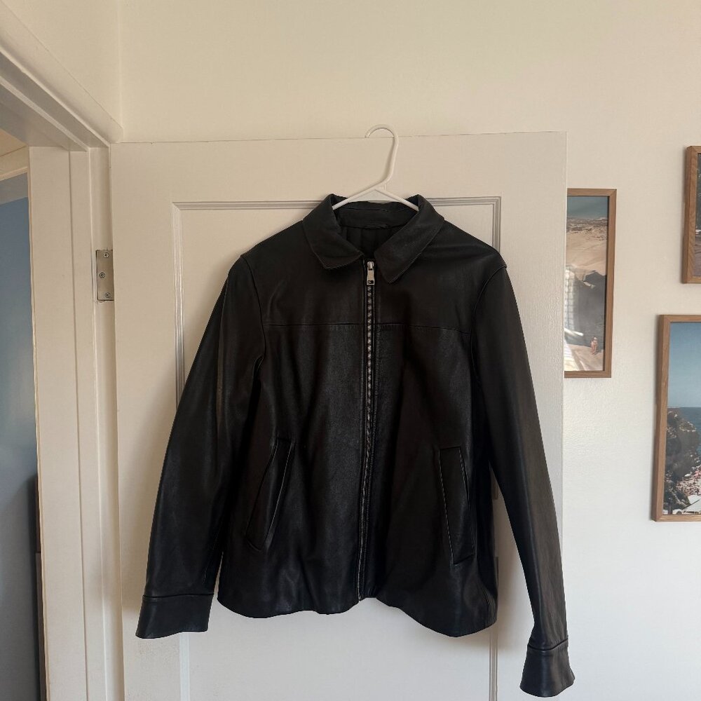 & other stories leather jacket